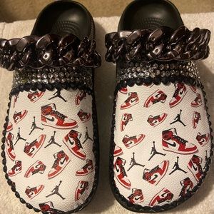 Just do it Nike themed clogs
